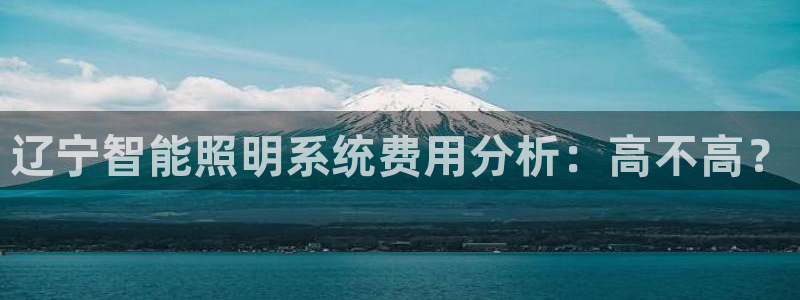 千亿国际全新官网：辽宁智能照明系统费用分析：高不高？